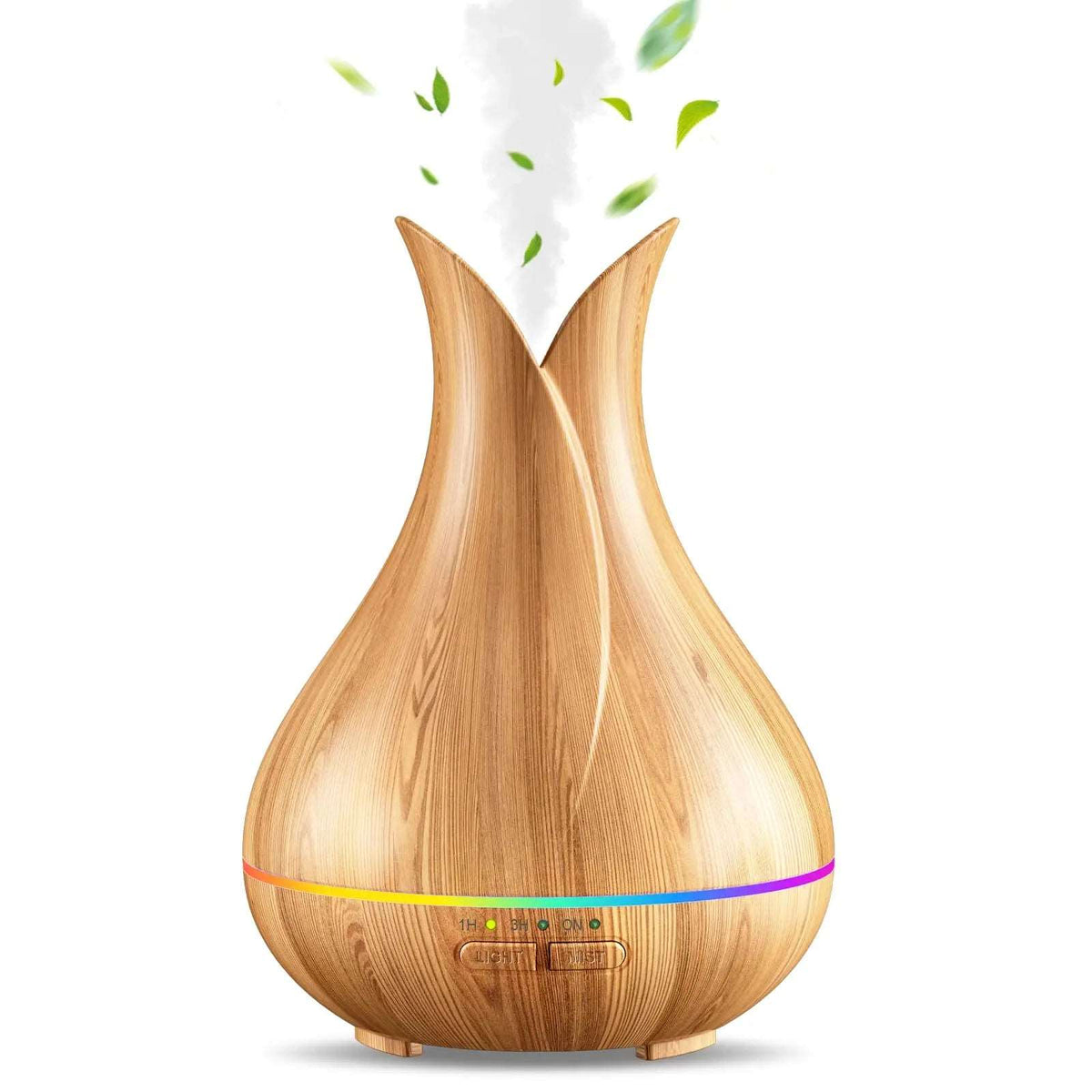 Aromatherapy Diffuser, Small and Cute with 15 Color LED Lights and 3 times Ultra-Quiet for Home and Office iTrade.si