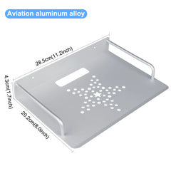 Aluminum Mini Projector Tray Bracket - Wall Mount Support for Meetings & Classrooms