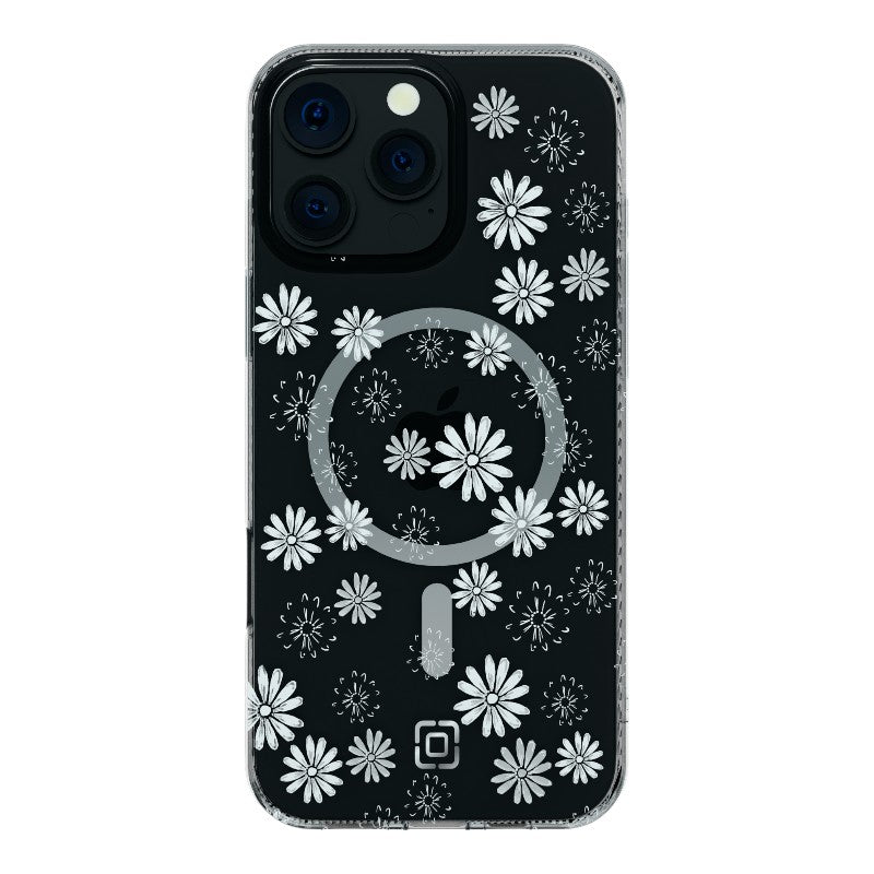 Incipio Forme MagSafe - iPhone 16 Pro Case (Ditzy Floral Silver)