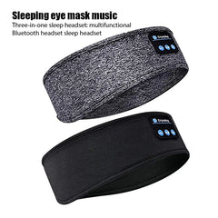 Bluetooth Sports Headband with Wireless Earphones – Elastic Sleep Mask, Music Headphones & Wireless Headset for Sleeping, Running, & Relaxation