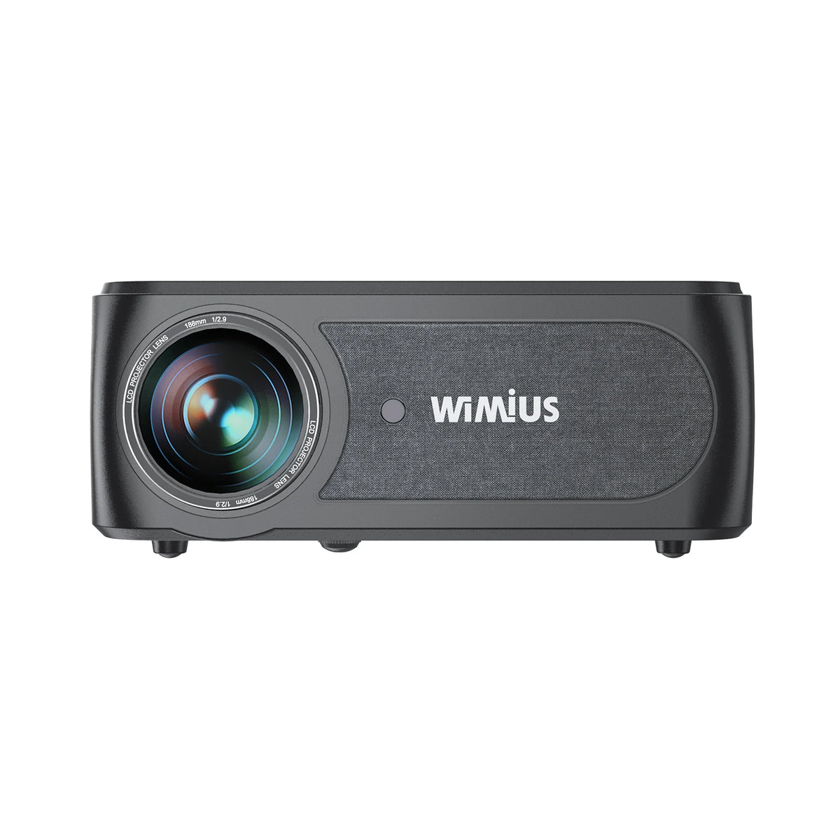 WIMIUS K8 5G WiFi Bluetooth Projector - 9500 Lumens Full HD 1080P, 4K Support, 4P/4D Keystone, and Zoom