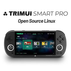 Smart Pro Handheld Game Console - 4.96'' IPS Screen, Linux System, Joystick, RGB Lighting, Retro Video Game Player