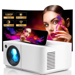 Thundeal HD300 Portable Projector | 1280P, 5G WiFi, 300 ANSI, iOS/Android Connection for Office & Home Theater