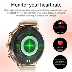 Ženski pametni sat G9 Ženski Bluetooth poziv Sport PPG+ECG SmartWatch za žene Poklon 