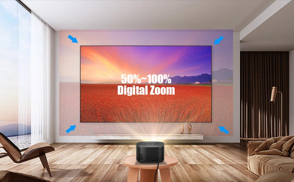 BYINTEK X30 1080P Full HD Smart Projector - Netflix Licensed, AI Auto-Focus, Dolby Audio, WiFi LCD LED Home Theater System