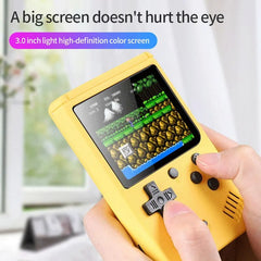 Retro Mini Handheld Game Console - 8-Bit, 3.0" Color LCD, Built-in 500 Games, Portable Video Game Player for Kids