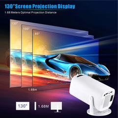 P30 Mini Smart Projector - 4K Ultra HD, Android 11, WiFi 6, BT 5.4, Mobile & Gaming Home Theater