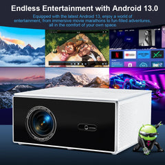 ThundeaL 2K 4K Full HD 1080P Projector TDA7W 2G 32G Android 13 WiFi 6 Home Theater TDA7 Beam Projector for Outdoor Meeting Video