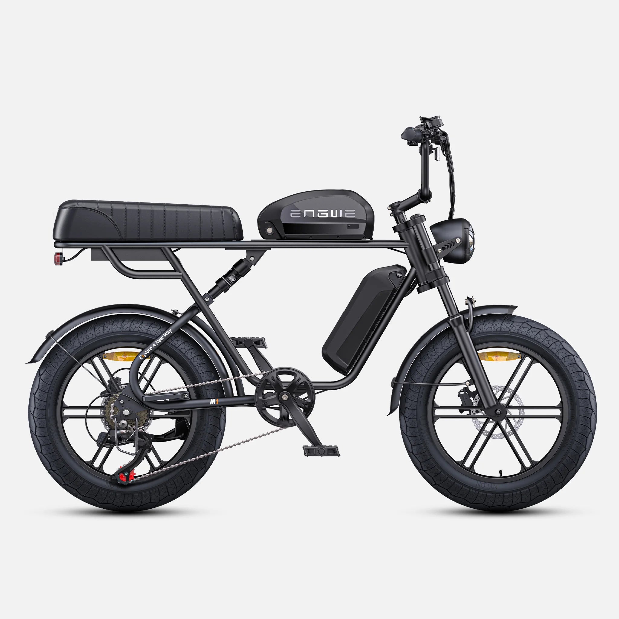 ENGWE M1 Electric Bicycle 250W Motor Hydraulic Brake 20*4.0-In Fat Tire All Terrain E-bike