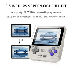 V10 Handheld Game Console - 3.5-Inch 480x320 IPS OCA Full Screen, Retro Opendinglinux System