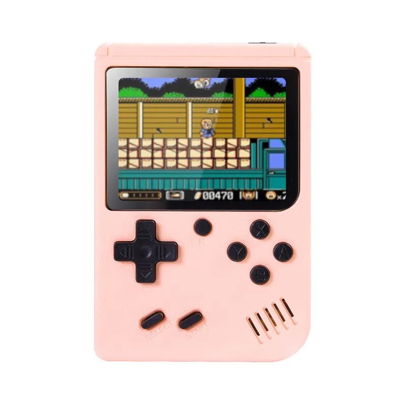 Retro Mini Handheld Game Console - 8-Bit, 3.0" Color LCD, Built-in 500 Games, Portable Video Game Player for Kids