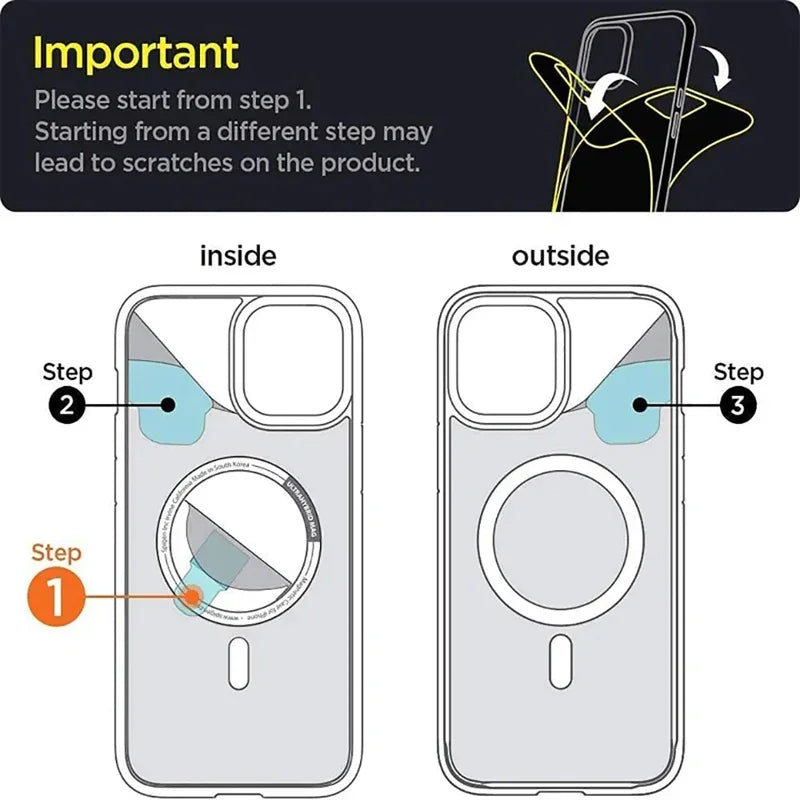 Prozirna magnetska torbica za Apple iPhone 16 15 14 13 12 11 Pro Max Plus 13 Mini XS Max XR 8 7 SE SE2 s Magsafe prozirnom maskom