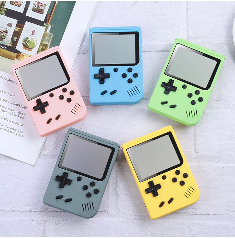 Retro Mini Handheld Game Console - 8-Bit, 3.0" Color LCD, Built-in 500 Games, Portable Video Game Player for Kids