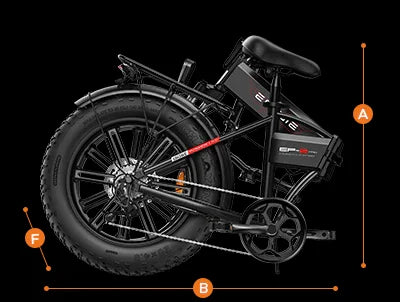 ENGWE EP-2 PRO Electric Bike 48V 13Ah 20" Folding mountain bike with thick tyre