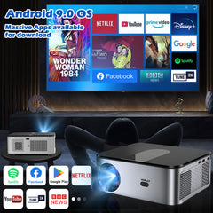 Android 4K LED Projector 800ANSI Full HD 1080P | Portable Home Theater Projector with Auto Keystone & 5G WiFi