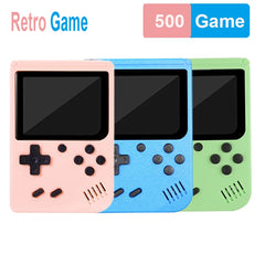 Retro Mini Handheld Game Console - 8-Bit, 3.0" Color LCD, Built-in 500 Games, Portable Video Game Player for Kids