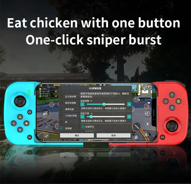 Wireless BT 5.0 Stretchable Game Controller For Mobile Phone Android IOS Gamepad Joystick Eat Chicken Gamepad for PS4 Switch PC