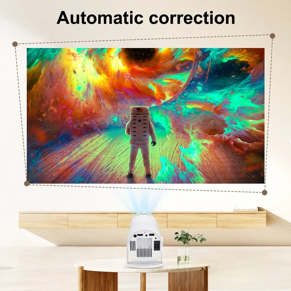 Mini Projector HY300 Pro Android 11 HD 720p WiFi 260 ANSI