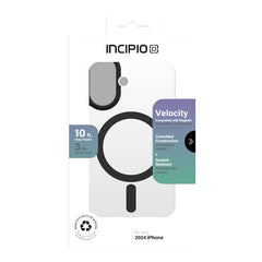 Incipio Velocity MagSafe - iPhone 16 Case (Clear / Black)