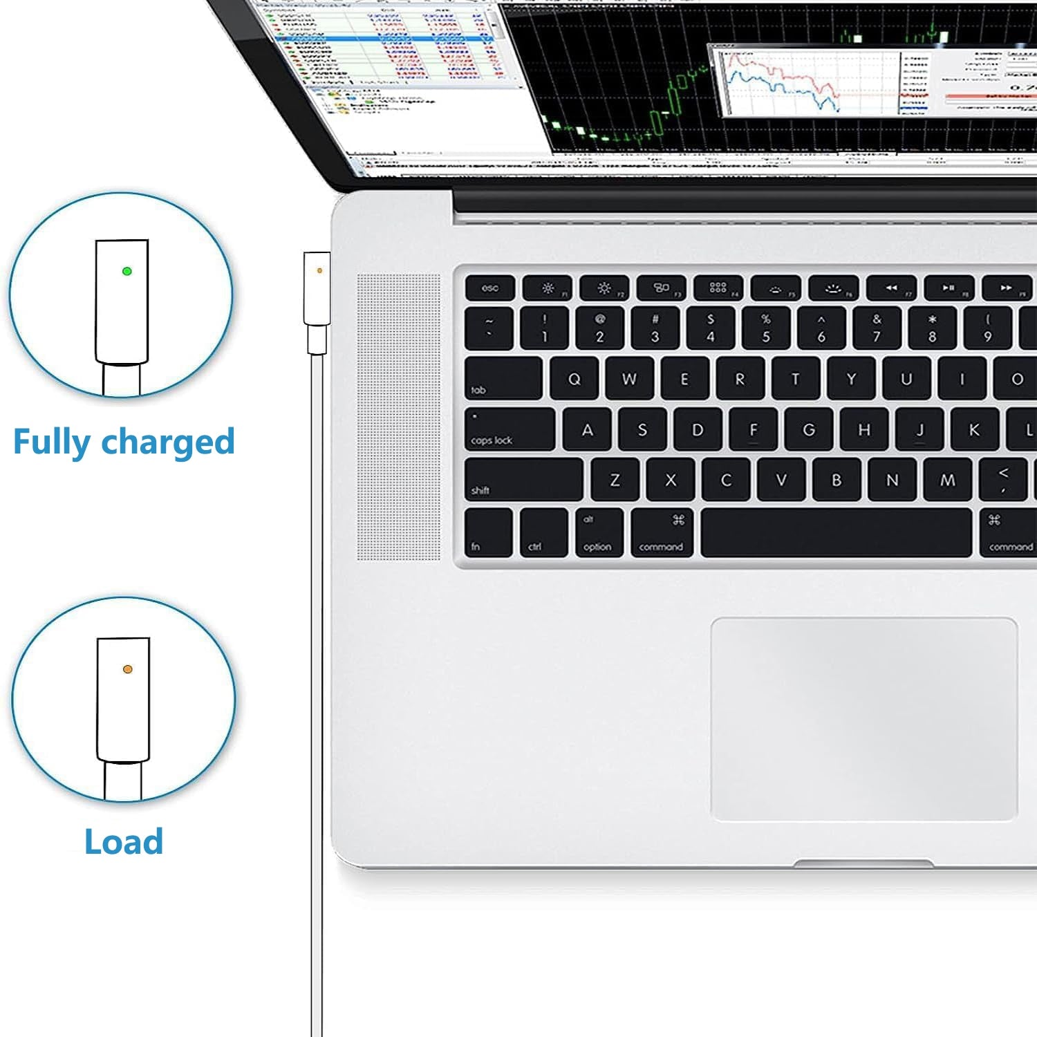 NRG+ 85W MagSafe Charger for Apple MacBook Pro 15'' & 17'' | Model A1343